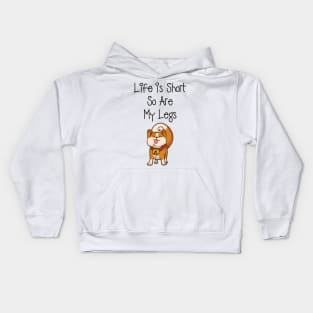 Short Legs Corgi Love Dog Kids Hoodie